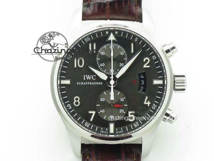 MIROTIME 0419 MARK XVIII Le Petit Prince IW327004 SS FKF 1:1 Best Edition Blue Dial On Brown Leather Strap Trendsetting 7117